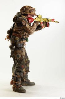  Photos Ryan Sutton in Postapocalyptic Suit shooting aiming gun gun AK 47 shooting standing whole body 0006.jpg